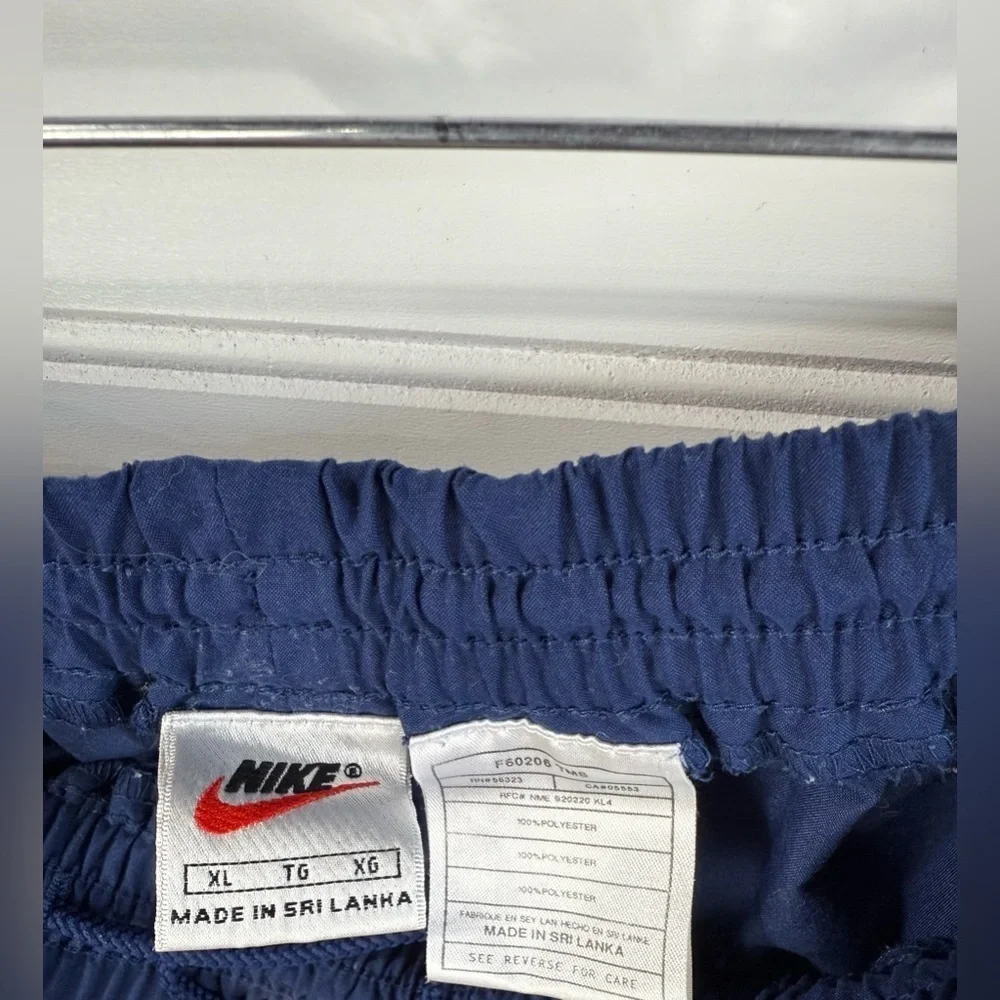 Nike men’s vintage 90’s dark blue navy‎ nylon shorts. Size XL